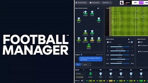 A first look at Football Manager 2025’s interface with brand-new match engine