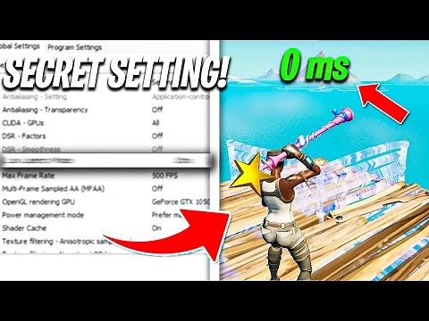 How to REDUCE Input Delay In Fortnite Chapter 2 Season 5 - EDIT AND BUILD FASTER! ( SECRET SETTING)