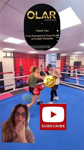 When pad work is on point the first time they do it! #boxing #padworktraining #fitness