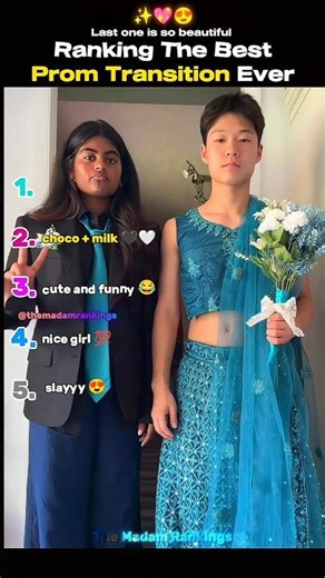 Ranking The Best Prom Transition Ever
