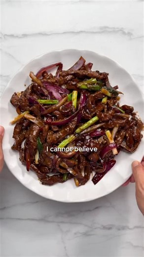 170K views · 8.9K reactions | Just two every day ingredients are all you need to transform any cheap cut of steak into this gloriously tender stir-fry✨Try it out with this Mongolian Beef recipe or use the technique with any stir-fry recipe for beef, pork or chicken! | Marion Grasby | Facebook