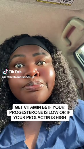 Vitamin B6 for Low Progesterone & High Prolactin