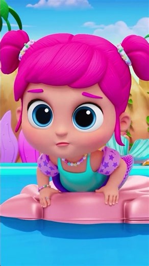 Emmie’s Mermaid Rescue at the Water Park! 🧜‍♀️ #kids #shorts