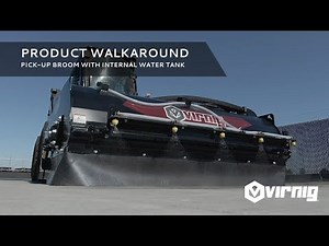 Pick-Up Broom with Internal Water Tank | Skid Steer Sweeper Attachment Walkaround