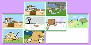 Farmer and Duck Story Sequencing Cards