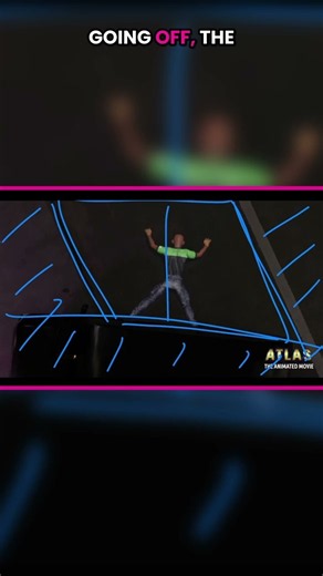 Atlas the Animated Movie frames a dead guy perfectly