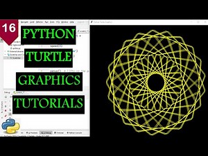 Draw Cool Designs with Python Turtle | Python Turtle Graphics Tutorial#16 | python turtle projects