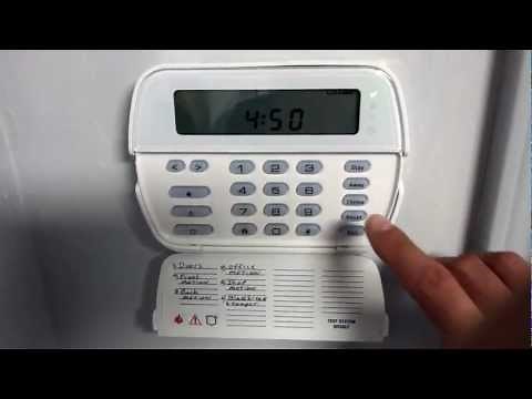 How to turn the chime on and off on a DSC security system.