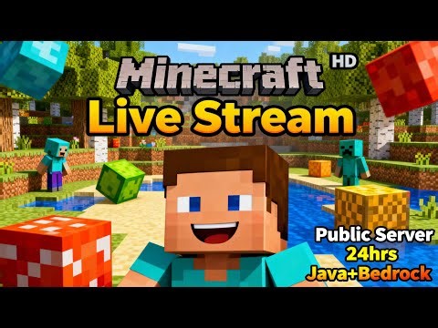 Minecraft Public Smp live | 24/7 Public Server | Java + Pe ( Free server ) | Raven Core Live