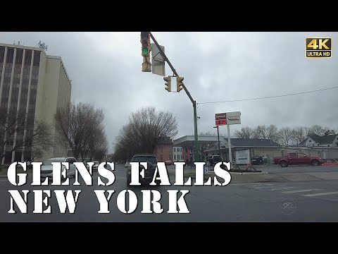 Glens Falls, New York - [4K] Downtown Tour