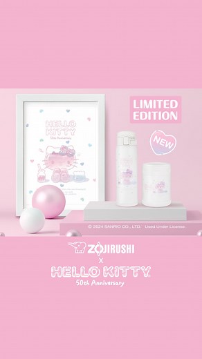 🌸✨ Introducing our limited edition @HelloKitty 50th Anniversary Stainless Mug and Stainless-Steel Food Jar! Keep beverages hot or cold for hours with high quality vacuum insulation. The mug's flip-open lid prevents spills, while the food jar is perfect for meals on the go. Shop now for these adorable essentials! 🎀🍵 #HelloKitty50th #HelloKitty #Zojirushi #ShopNow | Zojirushi America Corporation
