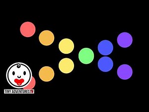 Baby Sensory - Simple Colorful Shapes for Easy Visual Tracking
