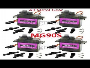 A must-have product! MG90S Servo 1/2/4/10/20/50 Pcs All Metal Gear 9g SG90 Upgraded Version For He
