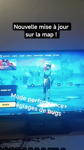 Map mise à jour réglage de bug + mode performance ! #fortnite #freestyle #fortniteclips #gaming