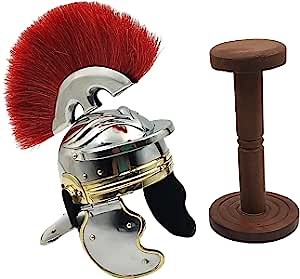 Mini Roman Centurion Helmet with Display Stand Warrior Spartan Helmets