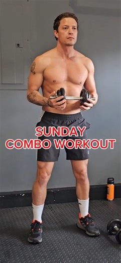 8 Minute Dumbbell Combo Workout | Full Body Home Workout