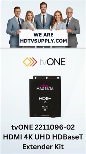 tvONE 2211096-02 HDMI 4K UHD HDBaseT Extender Kit