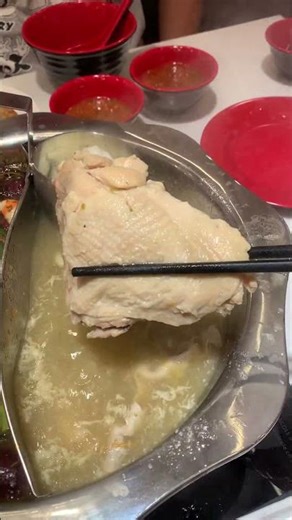 Homemade chicken essence, squeezed by hand! 🤣🤣🤣