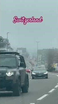 Driving Through Switzerland 🇨🇭 | Clean Roads & Smooth Traffic |A normal day on Swiss roads #shorts