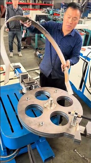 #扁鐵彎弧機 #扁鐵折彎機 #扁鐵抱箍機 #扁鐵彎弧機設備#扁鐵折彎成型機