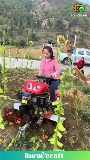 Tilling the Field: Using a Rotary Tiller #farming #agriculture #tiller