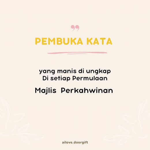 Majlis Kahwin: Skrip Emcee dan Tips Lengkap