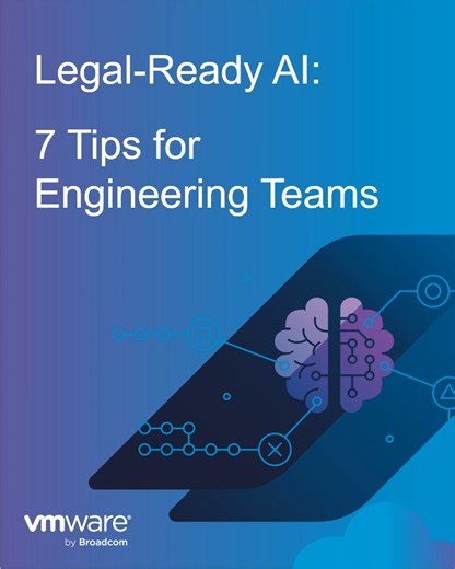 A must-read for any tech leader in the fast-moving AI space: Chris Wolf shares 7 tips for engineering teams on how to safely navigate the legal and compliance risks of #GenAI. https://brcm.tech/4n6adt9 | VMware
