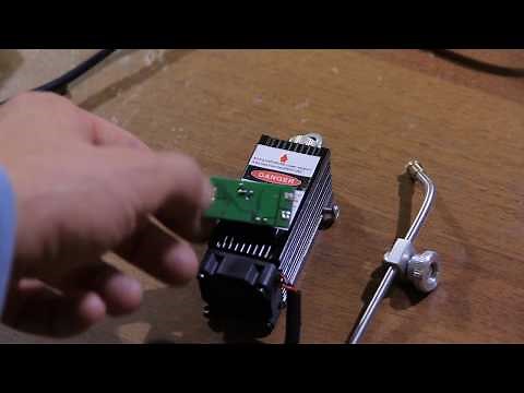 How to upgrade your laser module. Adding an air assist to your laser - improve cutting abilities