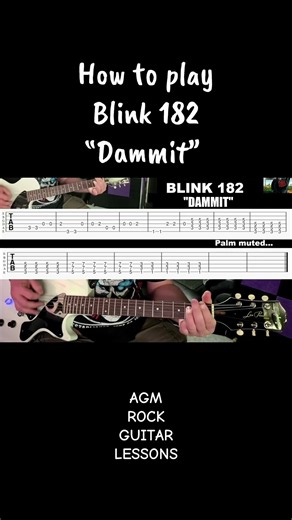 How to play “Dammit” by Blink 182 #blink182 #youtubeshorts