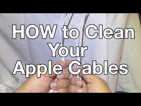 How to Clean Genuine Apple Cables