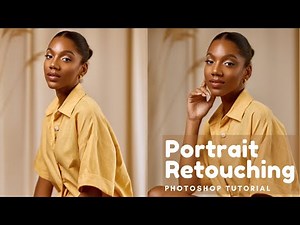 Portrait Retouching Tutorial In Adobe Photoshop || Frequency Separation, Dodge And Burn.