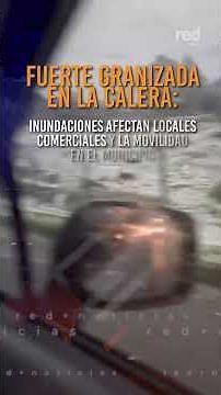 Fuerte granizada HOY en La Calera, Cundinamarca