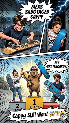 Mexs Sabotaged Cappy... But Cappy Still Won! 😱🏆 #capybara #animals #funnyanimals