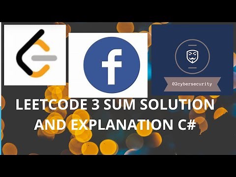 LeetCode 3Sum Problem Explained | C# solution