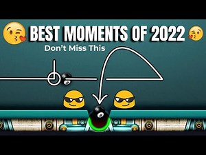 8 Ball Pool Rewind 2022 - Best WTF / INSANE / FUNNY & Epic Moments - Level 999 Shots - GamingWithK