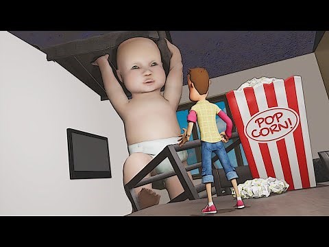 My Baby Grew Up and is DESTROYING The House in Gmod!! (Garry's Mod)