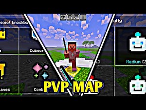 Best Mcpe 1.21.130 PvP Practice Map🔥 #minecraft