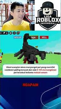 Giant Scorpion Grow a Garden #growagarden #roblox #growagardenpets