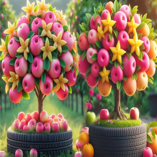 14K views · 256 reactions | Easy and fast technique for planting and growing hybrid apple and star fruit trees. | Garden Tree | Facebook