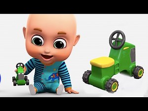 Tractor Toys for Kids - Surprise Eggs Videos from Jugnu Kids