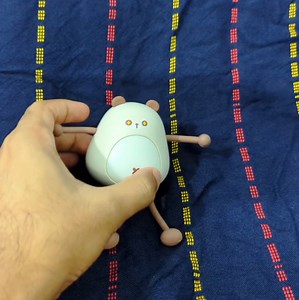 Bear Rechargeable Lamp . You can also use it as a phone holder. Recharching cable is given with it. Size: 6 cm . Inbox your details to Order | Carnival