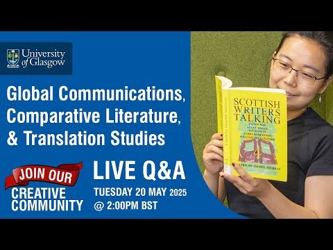 Postgraduate Programmes in Communications, Comparative Literature & Translation Studies Live Q&A