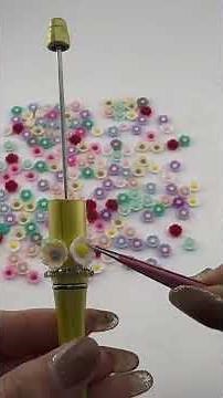 Beginner's Tutorial: Make a Cute and Beautiful Bead Pen with Flowers