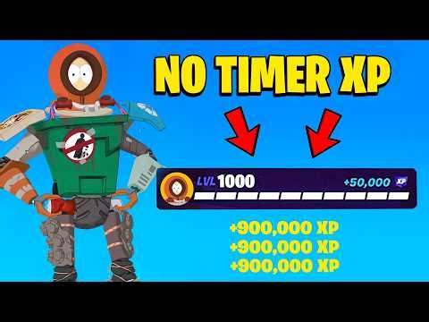 THE BEST *NO TIMER* FORTNITE XP MAP to FARM & LEVEL UP FAST in FORTNITE WINTERFEST! (110,000!)