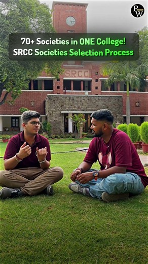 SRCC Societies Selection Process 🔥 | How to Join 70+ Societies in College #pw #shorts #cuet2026