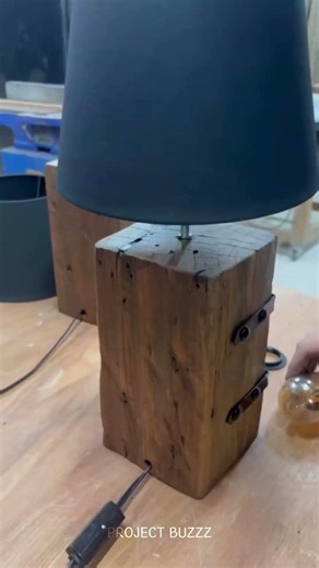 Turning Old Roof Beam Into Designer Lamp #diy #woodworking