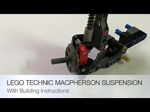 LEGO Technic MacPherson Suspension (With Building Instructions)