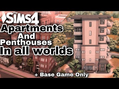 How to place Apartments & Penthouses in all the worlds | The Sims 4 | Tutorial