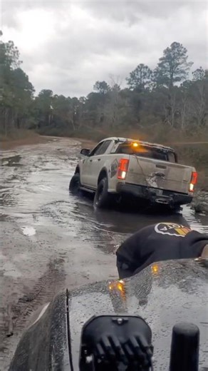 2019 Ford Ranger stuck again! Lights before lockers…. #fordranger #fordperformance #offroad #winch
