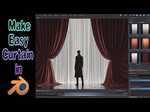 Create REALISTIC Curtains in Blender 4.5 with Curtain Maker Pro✨